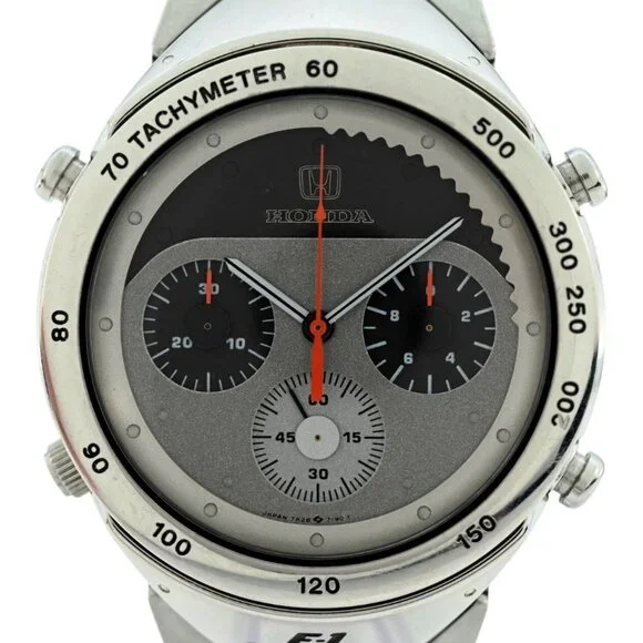 Seiko Honda 40.5mm Rare Limited Edition Quartz Chronograph Watch